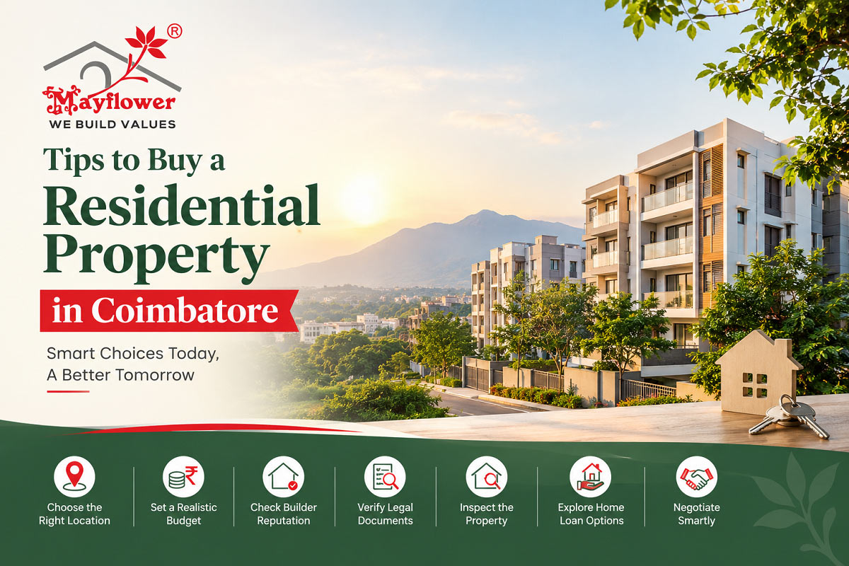 Tips to Buy a Residential Property in Coimbatore