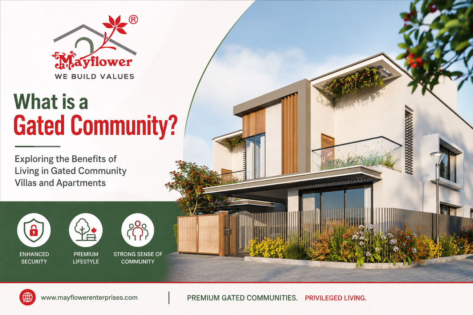 What is a Gated Community? Exploring the Benefits of Living in Gated Community Villas and Apartments